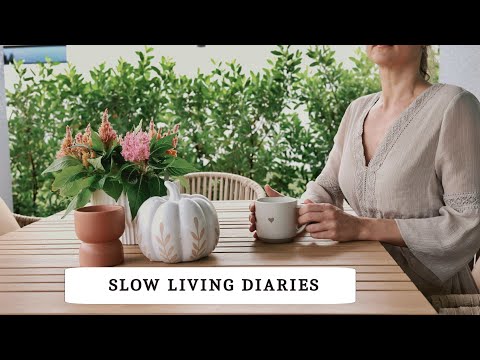 HELLO SEPTEMBER [Slow Living Diaries] 🍂Relaxing Morning At Home | Decorating For Fall | Cozy Baking