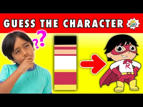 Guess The Character Challenge with Ryan's World!