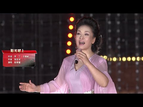 Song sung by China's first lady Peng Liyuan《Sunshine Road》🌹🌹 中国第一夫人彭丽媛演唱的歌《阳光路上》