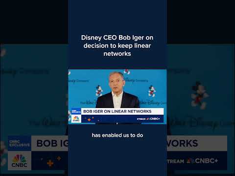 Disney CEO Bob Iger on decision to keep linear networks