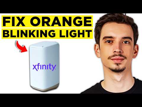 How To Fix Orange Blinking Light on Xfinity Router (2026) - Full Guide!