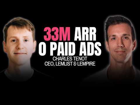 lemlist CEO’s LinkedIn Playbook ($33M ARR, 10:1 LTV/CAC)