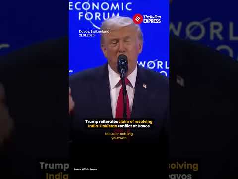 “Stopped 8 Wars, Including India-Pak”: Trump Repeats Claim at Davos