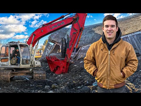Demolishing Old Farm Buildings