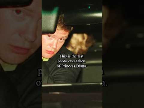 The Last Photo of Princess Diana… Moments Before the Crash #history #queen