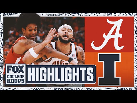 No. 11 Alabama vs. No. 8 Illinois Highlights 🏀 FOX College Hoops