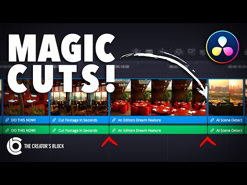 How To CUT Footage In SECONDS in davinci Resolve // An Editors DREAM FEATURE