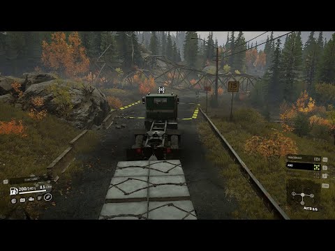 🚛 SnowRunner: Fallen Line Recovery | Long Flatbed & International Truck in SnowRunner! ⚡ Tough Haul!