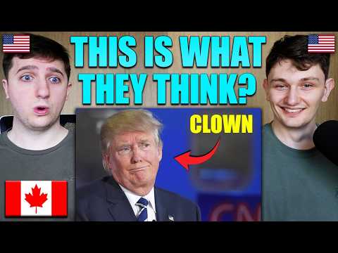 Americans React to We Asked 100 Canadians About Trump