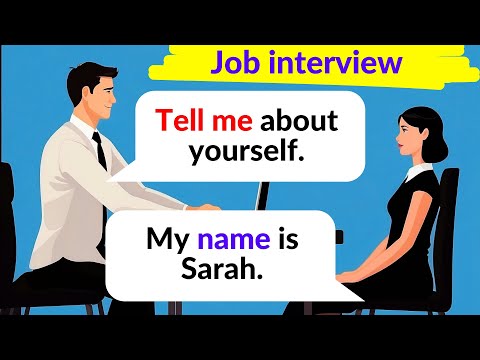 English Conversation for Job Interview ✅ Questions and Answers – Easy English ✅