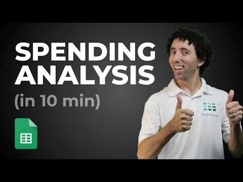 Master Spending Analysis in Google Sheets in 10 Minutes