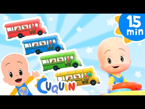 The Wheels on the pink bus | Cleo & Cuquin | Kids | Songs