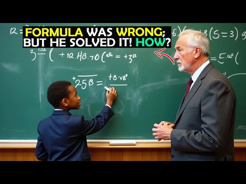 Math Professor Wrote Wrong Equation on the Board to Test a Black Student—But He Was a Genius Student