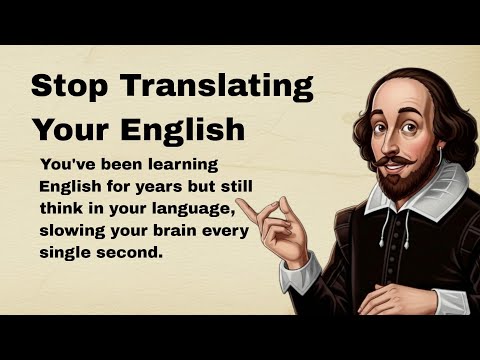 How to Think in English (Stop Translating Forever) |Graded Reader | Improve English Learning 
