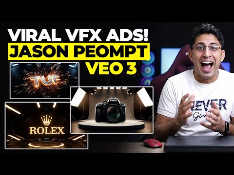 How to Create Viral VFX Ads in Google VEO 3 Using JSON Prompts (Full Tutorial)