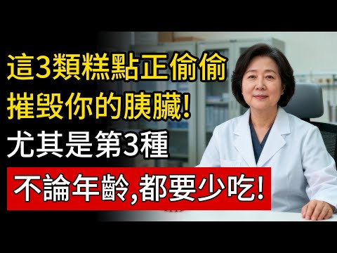 這3類糕點正偷偷摧毁你的胰臟!醫生再勸:不論年齡,都少吃一點!#健康 #健康飲食 #養老生活 #老年健康 #樂齡健康