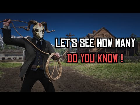 50 Advanced Game Mechanics only the Veterans know | Red Dead Redemption 2