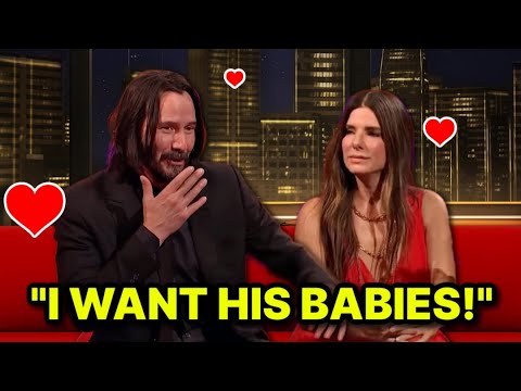 Sandra Bullock Can't Stop Thirsting Over Keanu Reeves (SHOCKING!)