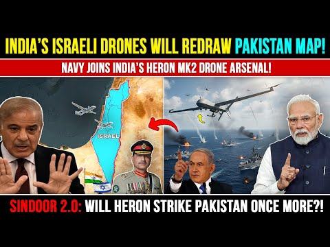 Indian Navy's Game Changer HERON DRONES For Future Warfare