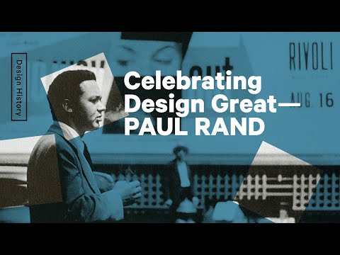 Celebrating The Life Of The Greatest Graphic Designer-Paul Rand