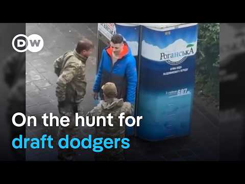 How Ukraine's TCK Mobilisation Units go after draft dodgers | DW News