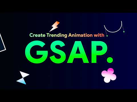 GSAP Complete Crash Course - Trending Web Animation