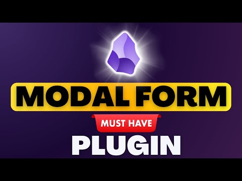 Modal Forms: The Plugin Every Obsidian Mobile User Needs