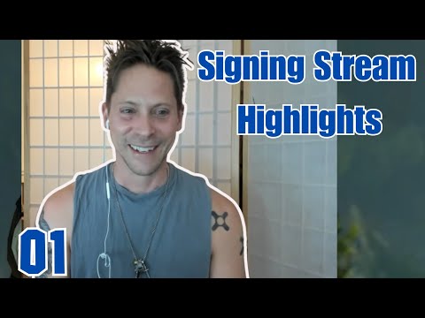 Neil Newbon Signing Stream - Part 1