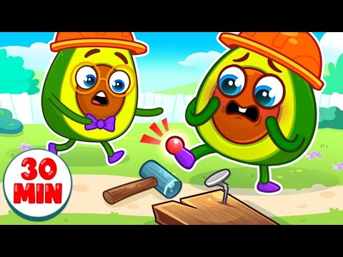 Daddy's Little Helper 💪 Be Careful || Funny Stories for Kids by Pit & Penny 🥑