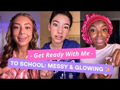 GRWM to School: Messy, Glowing, pregnant & more - Part 2