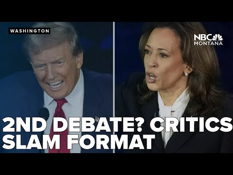 Harris, Trump mull second debate while critics slam format