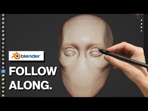 Let's Sculpt Eyes in Blender | Follow Along Tutorial
