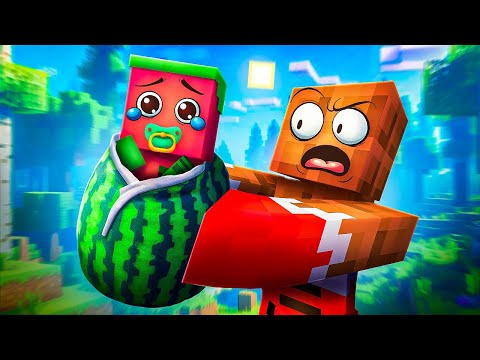 ЭТО НЕВЕРОЯТНО ! ВОТ ПОЧЕМУ МОЙ ДРУГ АРБУЗКИН СТАЛ НЕПОСЛУШНЫМ РЕБЁНКОМ в МАЙНКРАФТ ?!