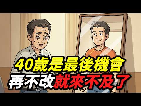 40歲的黃金時期,來不及之前一定要改變