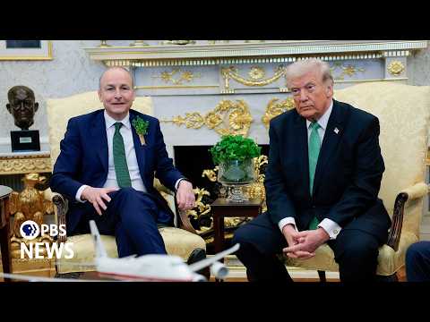 WATCH LIVE: Trump hosts Irish Taoiseach Martin for St. Patrick’s Day visit to White House