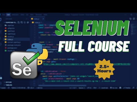 Selenium Tutorial - Python Selenium Full Course for Beginners 2022