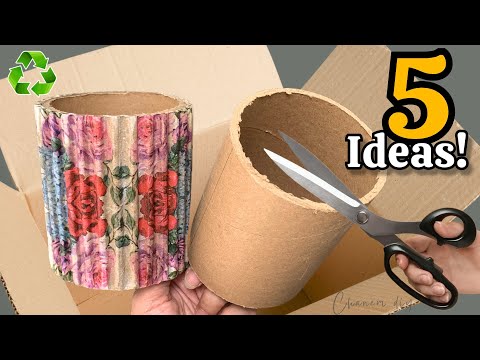Transforming Cardboard Rolls Part 2: 5 Super Genius Recycling Ideas♻️ I Make Many and Sell Them All!
