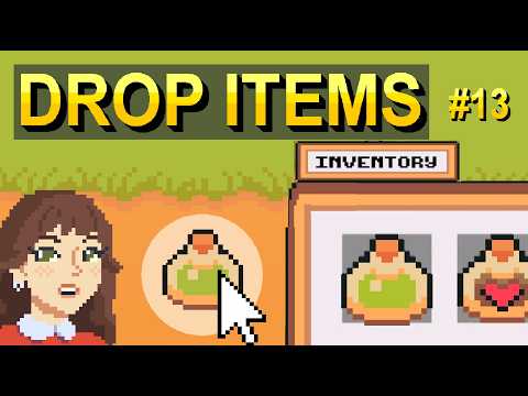 Drop Items from Inventory (+Bounce FX!) - Top Down Unity 2D #13