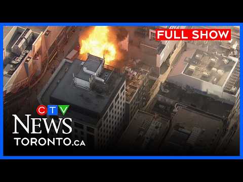 Crews knock down fire on roof of Toronto building | CTV News Toronto at Six for March 27, 2026