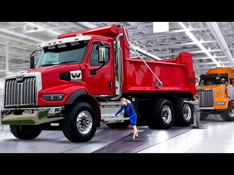 Western Star Trucks Factory & Freightliner Manufacturing process - Building Gigantic U.S. Trucks