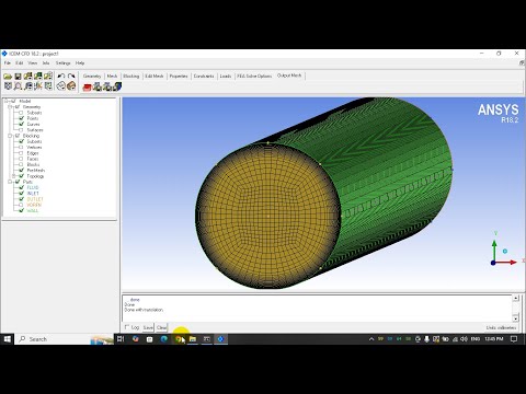 Generating a Structured Mesh in Ansys ICEM CFD using Blocking Technique & O-Grid method