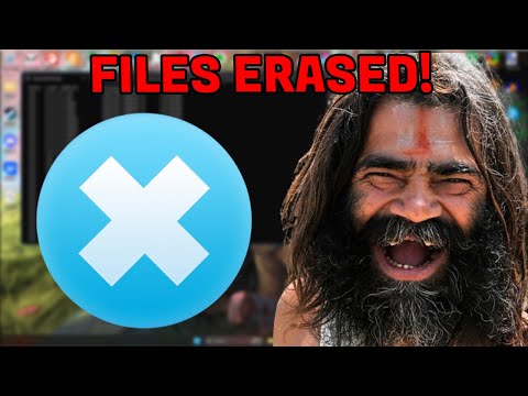 ERASING an idiot SCAMMERS COMPUTER! [Files Deleted]