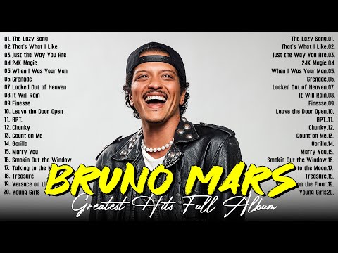 Bruno Mars Greatest Hits Full Album 2026 - Bruno Mars Best Songs Playlist