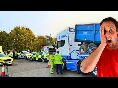 I GOT PULLED BY THE POLICE & DVSA *AT THE SAME TIME!* | #truckertim