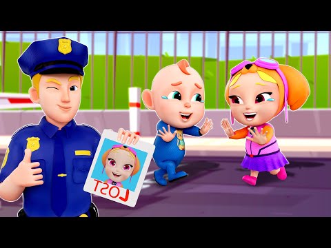 Police Chase Adventure | Police Officer Song | Safety Tips | Rosoo Nursery Rhymes