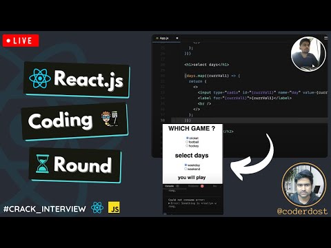 React JS Live Code Interview Round  (Mock)