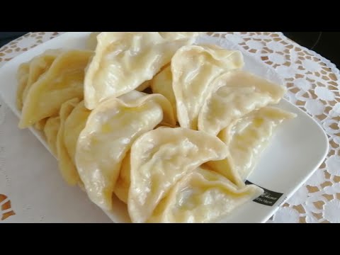 Steamed Manty and Dumplings with Raw Potatoes. Helpful Tips.