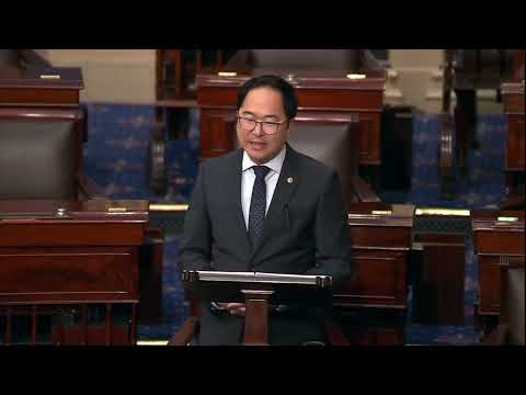 Sen. Andy Kim Delivers Emotional First Speech on the Senate Floor