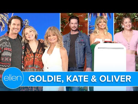 Family Trio: Goldie Hawn, Oliver & Kate Hudson