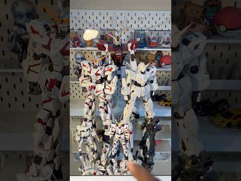 size comparison!  #craftingchannel #gundam #papercraftbeginner #gunpla #papercrafttutorial
